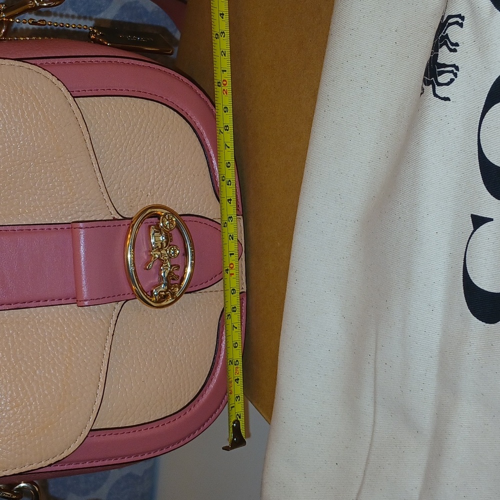 Coach georgie Saddle Bag Blush / Taffy - Picture 16 of 17